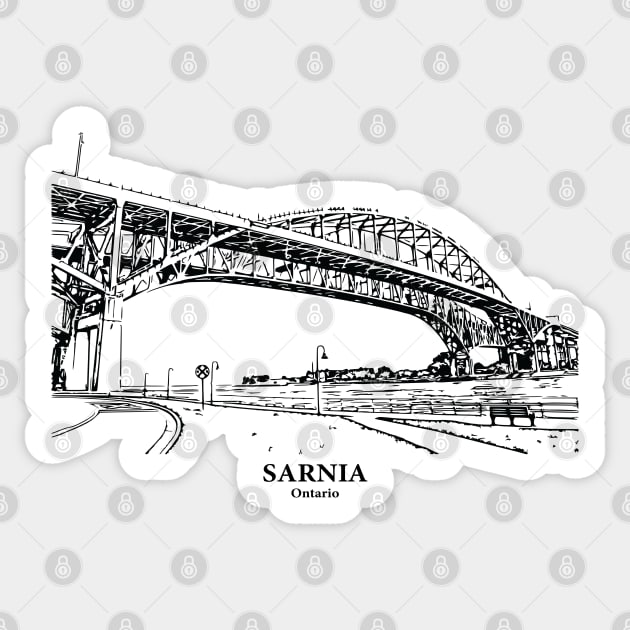 Sarnia- Ontario Sticker by Lakeric
